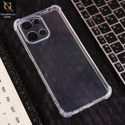 Vivo Y11 5G Cover - Transparent - Soft 4D Design Shockproof Silicone Transparent Clear Camera Protection Case