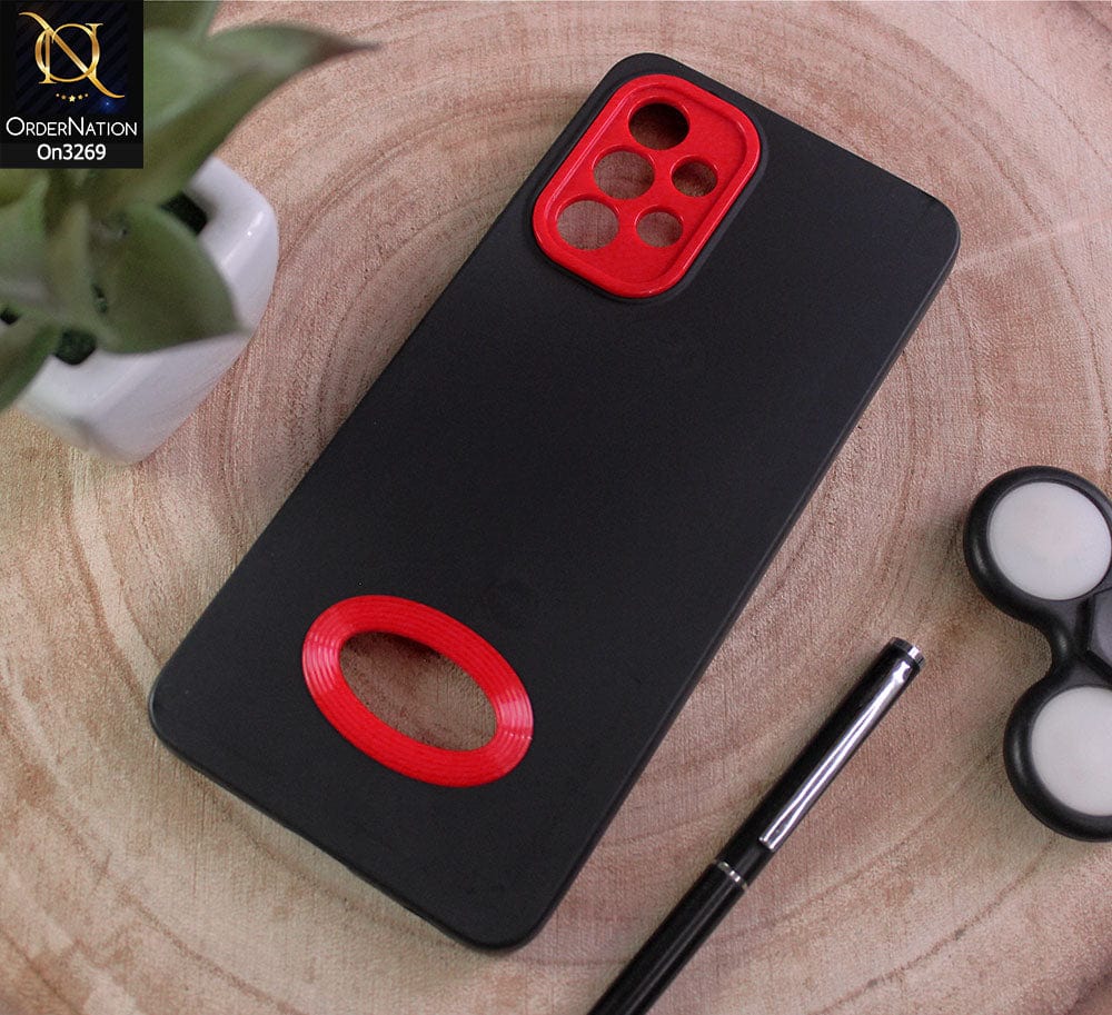 Samsung Galaxy A33 5G Cover - Black - New Soft Protective Silicone Case with Logo Hole
