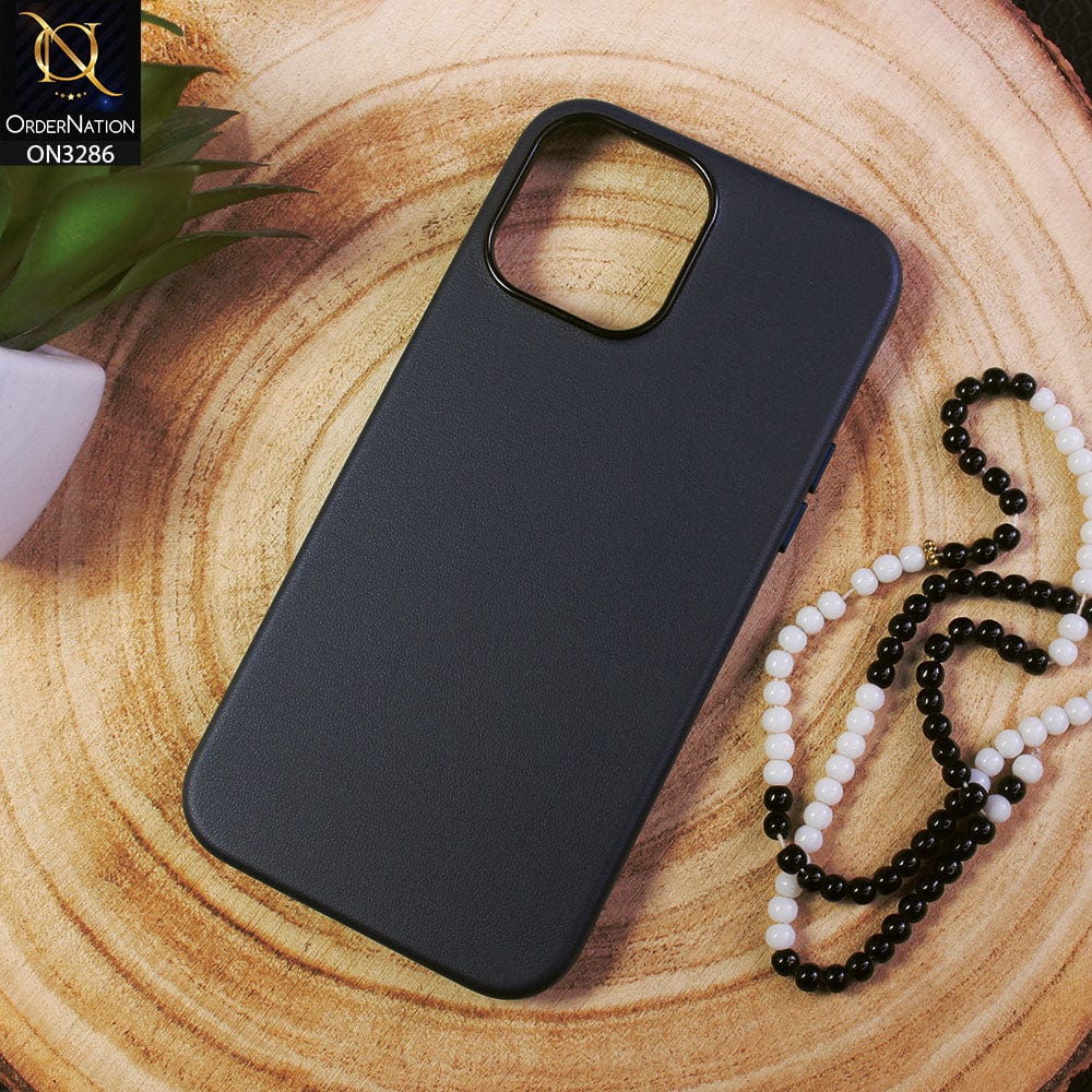 iPhone 13 Pro Max Cover - Blue - K-DOO Noble Collection Leather PU - PC Case