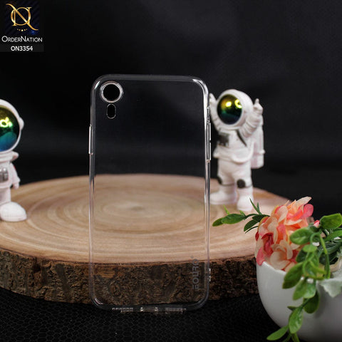 iPhone XR Cover - Transparent - EOURO Shock Resistant Soft Silicone Camera Protection Case