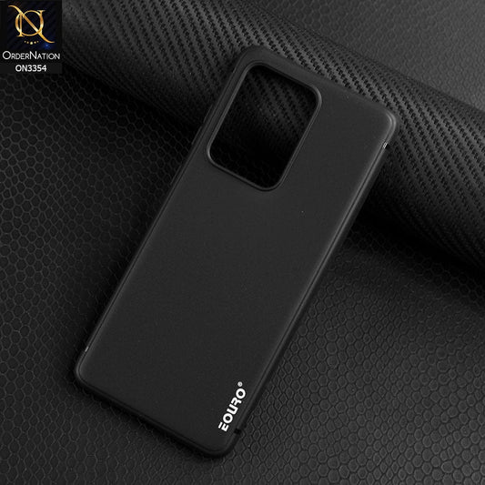Samsung Galaxy S20 Ultra Cover - Black - EOURO Shock Resistant Soft Silicone Camera Protection Case