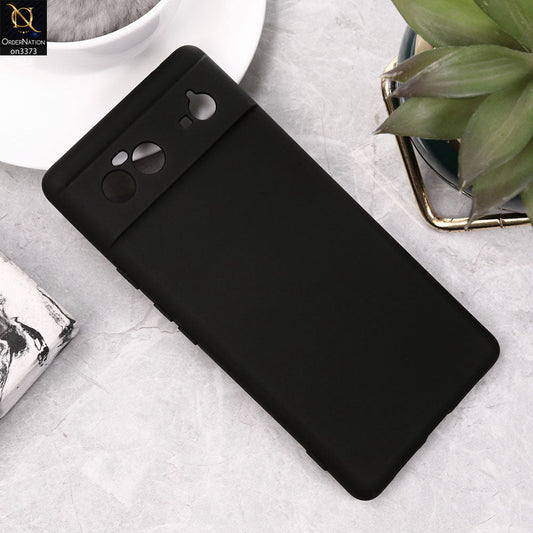 Google Pixel 6 Cover - Black - Soft Shockproof Sillica Gel Camera Protection Case