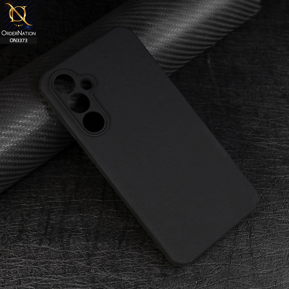 Samsung Galaxy S23 FE - Black - Soft Shockproof Sillica Gel Camera Protection Case