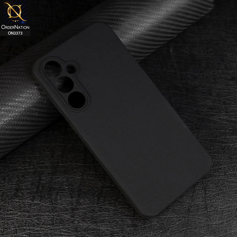 Samsung Galaxy S23 FE - Black - Soft Shockproof Sillica Gel Camera Protection Case