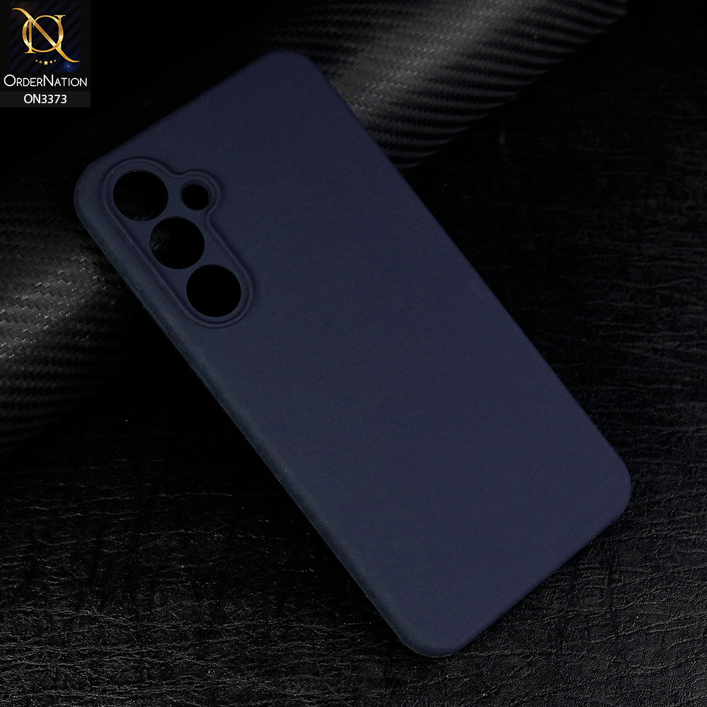 Samsung Galaxy S23 FE - Midnight Blue - Soft Shockproof Sillica Gel Camera Protection Case