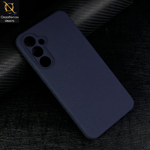 Samsung Galaxy S23 FE - Midnight Blue - Soft Shockproof Sillica Gel Camera Protection Case