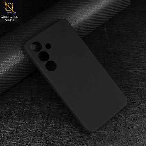 Samsung Galaxy S24 Plus - Black - Soft Shockproof Sillica Gel Camera Protection Case