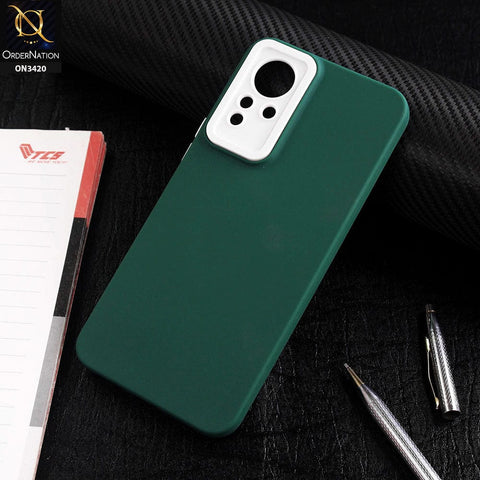 Infinix Note 12 G88 Cover - Green - Soft Silicone Candy Color Matte Look Camera Protection Case