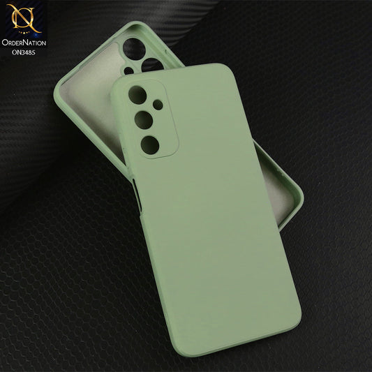 Samsung Galaxy A05s Cover - Light Green - ONation Silica Gel Series - HQ Liquid Silicone Elegant Colors Camera Protection Soft Case