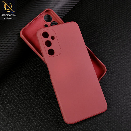 Samsung Galaxy A05s Cover - Red - ONation Silica Gel Series - HQ Liquid Silicone Elegant Colors Camera Protection Soft Case