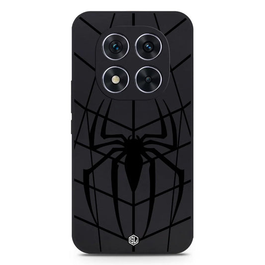 Xiaomi Redmi Note 14 Pro 5G Cover - Black - X-Spider Design Soft Phone Case - Silica Gel Case