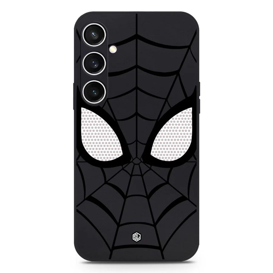 Samsung Galaxy S23 Fe Cover - Black - Cool Spider Design Soft Phone Case - Silica Gel Case