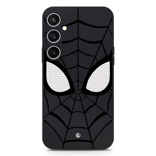 Samsung Galaxy S23 Fe Cover - Black - Cool Spider Design Soft Phone Case - Silica Gel Case