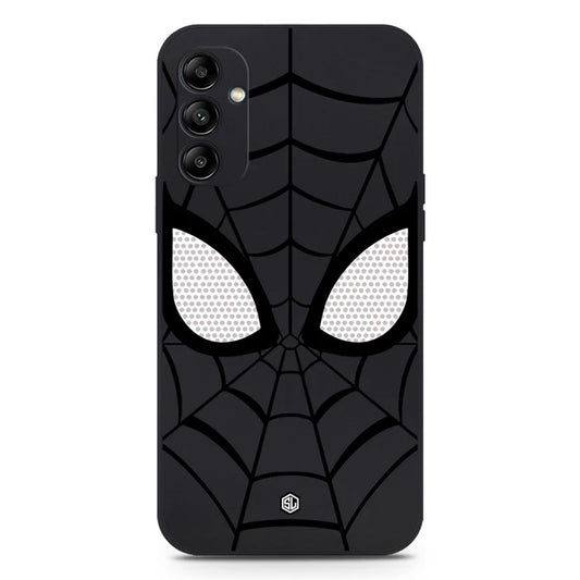 Samsung Galaxy A14 Cover - Black - Cool Spider Design Soft Phone Case - Silica Gel Case