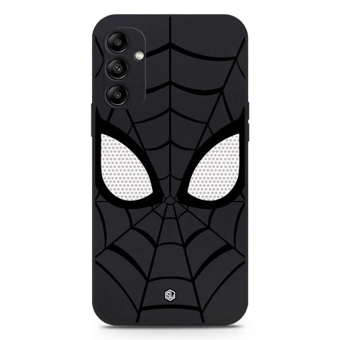 Samsung Galaxy A14 Cover - Black - Cool Spider Design Soft Phone Case - Silica Gel Case