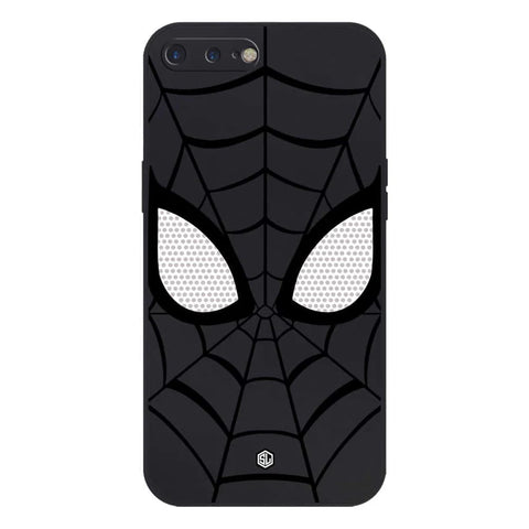 iPhone 8 Plus / 7 Plus Cover - Black - Cool-Spider Design Soft Phone Case - Silica Gel Case
