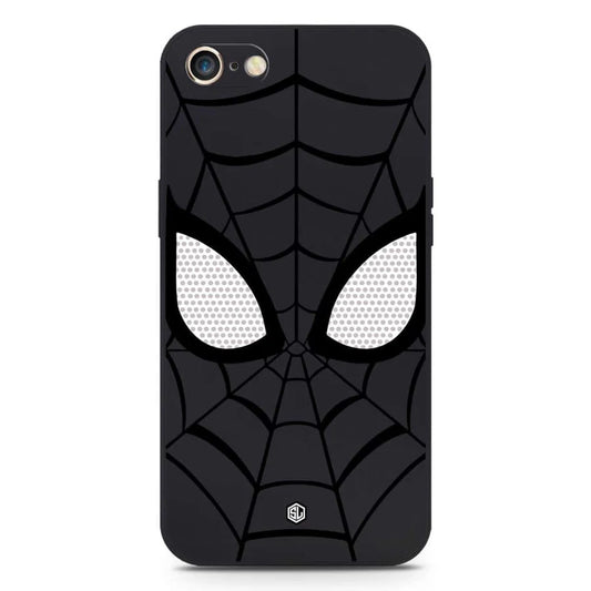 iPhone 8 / 7 Cover - Black - Cool Spider Design Soft Phone Case - Silica Gel Case
