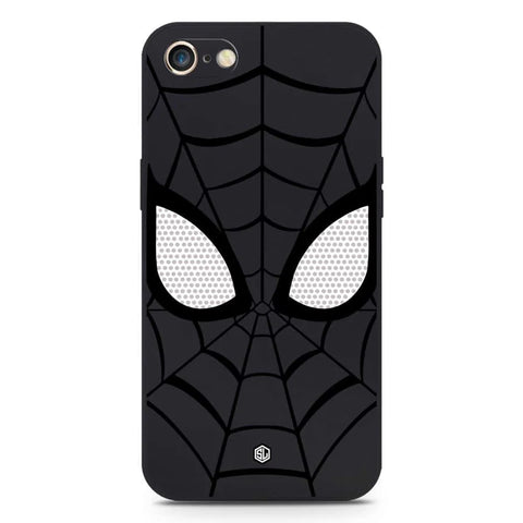 iPhone 8 / 7 Cover - Black - Cool Spider Design Soft Phone Case - Silica Gel Case
