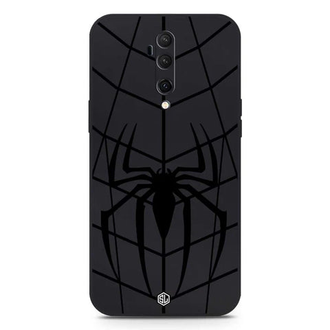 OnePlus 7T Pro 5G McLaren Cover - Black - X-Spider Design Soft Phone Case - Silica Gel Case