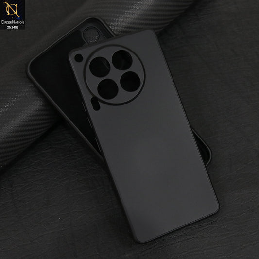 Tecno Camon 30 Cover - Black - ONation Silica Gel Series - HQ Liquid Silicone Elegant Colors Camera Protection Soft Case
