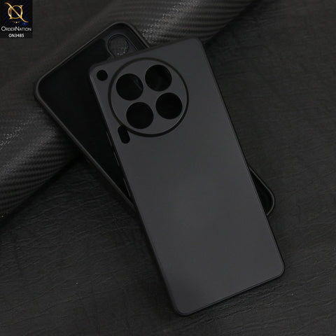 Tecno Camon 30 Cover - Black - ONation Silica Gel Series - HQ Liquid Silicone Elegant Colors Camera Protection Soft Case