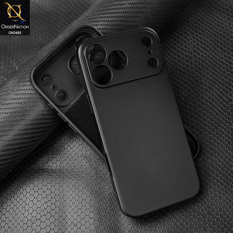 iPhone 17 Pro Max Cover - Black -  ONation Silica Gel Series - HQ Liquid Silicone Elegant Colors Camera Protection Soft Case