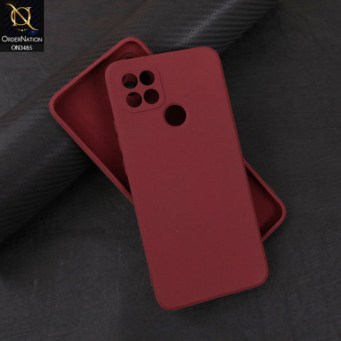 Oppo A35 Cover - Red - ONation Silica Gel Series - HQ Liquid Silicone Elegant Colors Camera Protection Soft Case