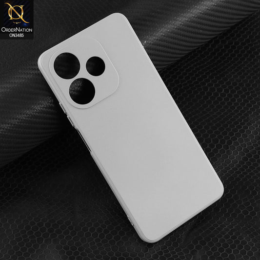 Oppo A5 Pro 4G Cover - White - ONation Silica Gel Series - HQ Liquid Silicone Elegant Colors Camera Protection Soft Case