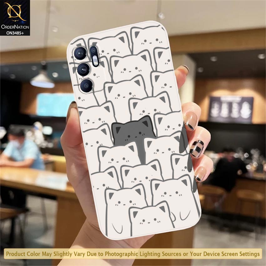 Oppo Reno 6 4G Cover - ONation Be Different Series - HQ Liquid Silicone Elegant Colors Camera Protection Soft Case (Fast Delivery)(M)