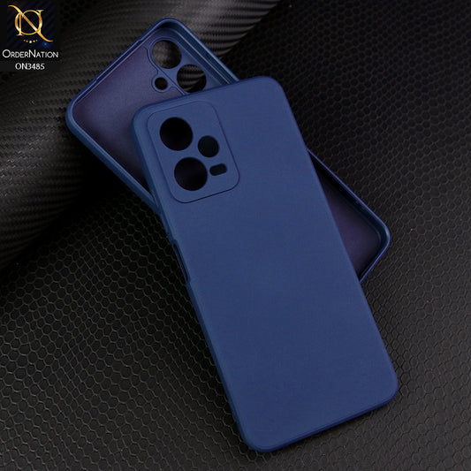 Xiaomi Poco X5 Cover - Blue - ONation Silica Gel Series - HQ Liquid Silicone Elegant Colors Camera Protection Soft Case