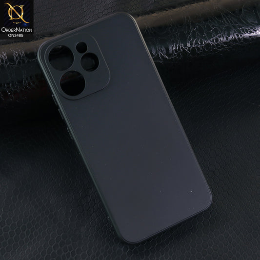 Realme 15T Cover - Black - ONation Silica Gel Series - HQ Liquid Silicone Elegant Colors Camera Protection Soft Case