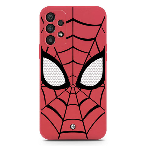 Samsung Galaxy A53 5G Cover - Red - Cool-Spider Design Soft Phone Case - Silica Gel Case