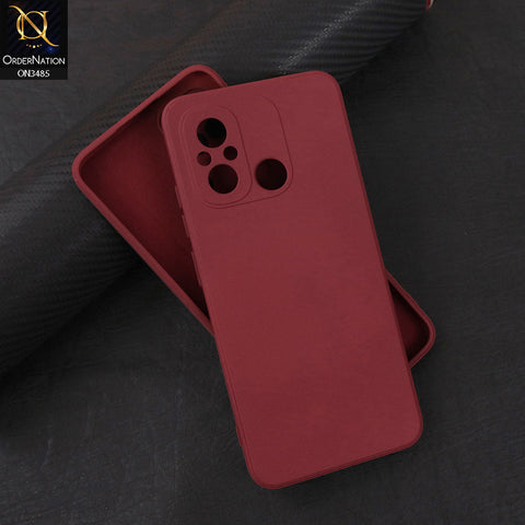 Xiaomi Poco C55 Cover - Red - ONation Silica Gel Series - HQ Liquid Silicone Elegant Colors Camera Protection Soft Case