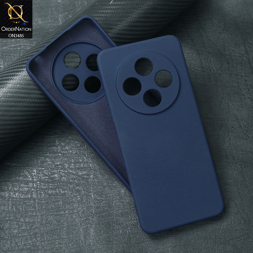 Xiaomi Poco C75 Cover - Blue - ONation Silica Gel Series - HQ Liquid Silicone Elegant Colors Camera Protection Soft Case