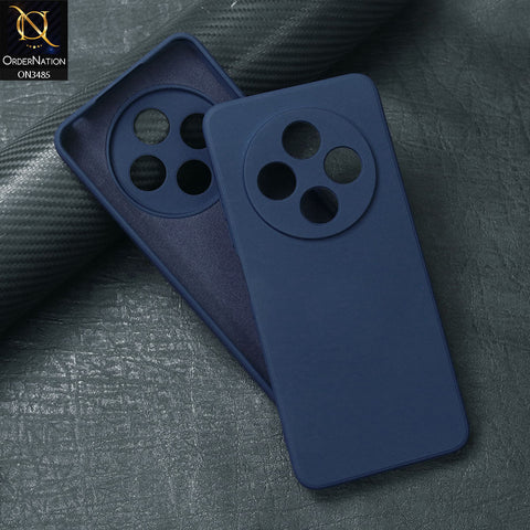 Xiaomi Poco C75 Cover - Blue - ONation Silica Gel Series - HQ Liquid Silicone Elegant Colors Camera Protection Soft Case