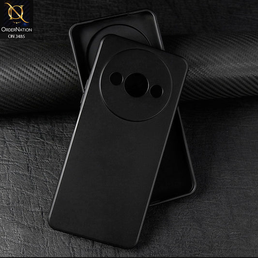 Xiaomi Redmi A3 Cover - Black - ONation Silica Gel Series - HQ Liquid Silicone Elegant Colors Camera Protection Soft Case