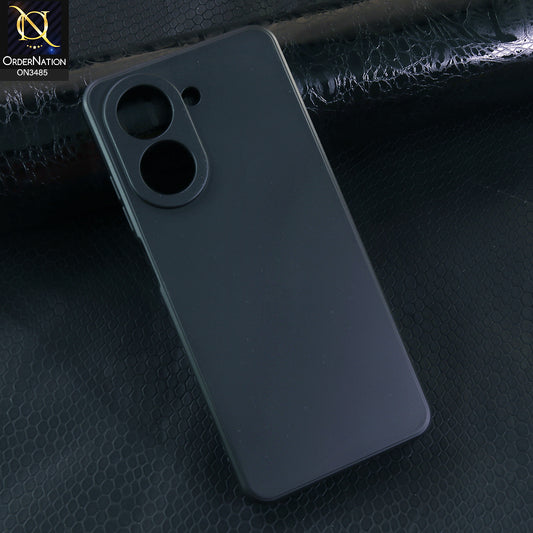 Xiaomi Poco C71 4G Cover - Black - ONation Silica Gel Series - HQ Liquid Silicone Elegant Colors Camera Protection Soft Case