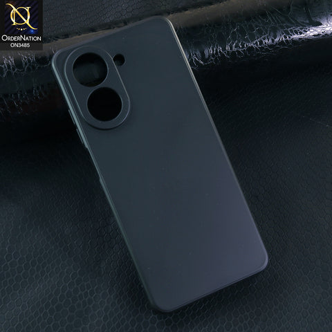 Xiaomi Poco C71 4G Cover - Black - ONation Silica Gel Series - HQ Liquid Silicone Elegant Colors Camera Protection Soft Case