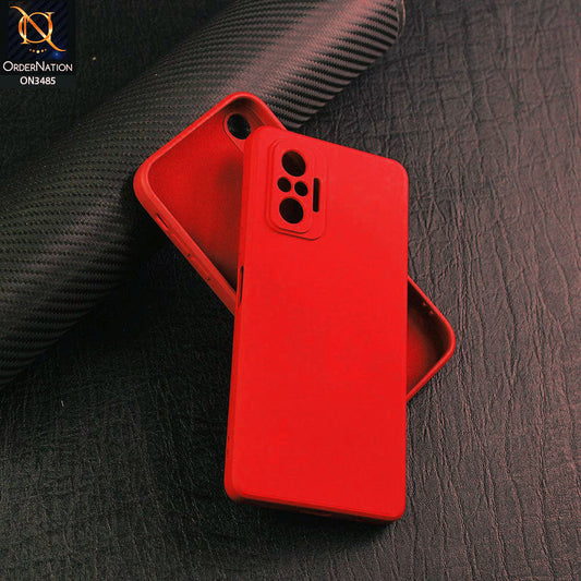 Xiaomi Redmi Note 10 Pro Max Cover - Dark Red - ONation Silica Gel Series - HQ Liquid Silicone Elegant Colors Camera Protection Soft Case