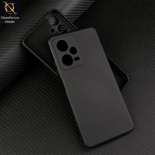 Xiaomi Redmi Note 12 Pro 5G Cover - Black  - ONation Silica Gel Series - HQ Liquid Silicone Elegant Colors Camera Protection Soft Case