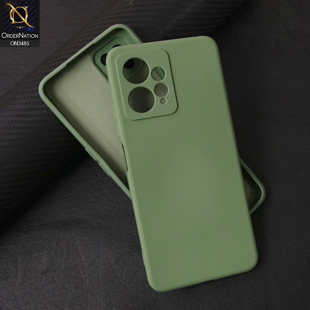 Xiaomi Redmi Note 12 4G Cover - Light Green - ONation Silica Gel Series - HQ Liquid Silicone Elegant Colors Camera Protection Soft Case