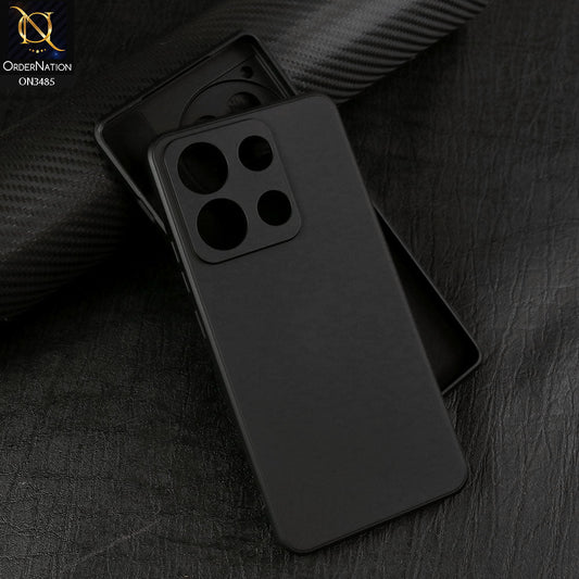 Xiaomi Redmi Note 13 Cover - Black - ONation Silica Gel Series - HQ Liquid Silicone Elegant Colors Camera Protection Soft Case