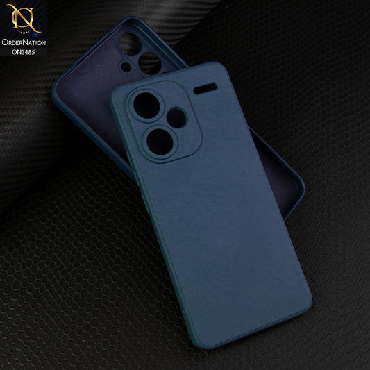 Xiaomi Redmi Note 13 Pro Plus 5G XFF Edition Cover - Blue - ONation Silica Gel Series - HQ Liquid Silicone Elegant Colors Camera Protection Soft Case