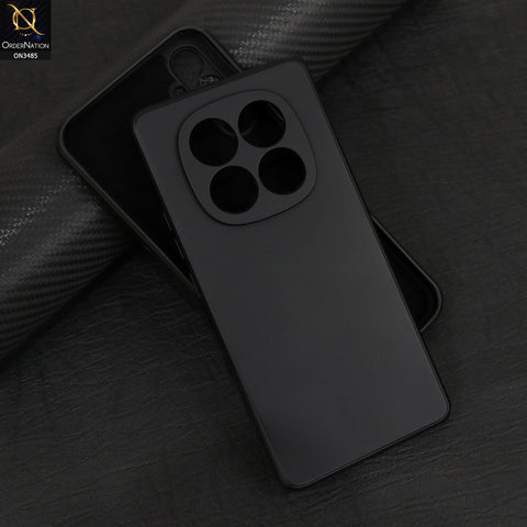 Xiaomi Redmi Note 14 Pro 4G Cover - Black - ONation Silica Gel Series - HQ Liquid Silicone Elegant Colors Camera Protection Soft Case