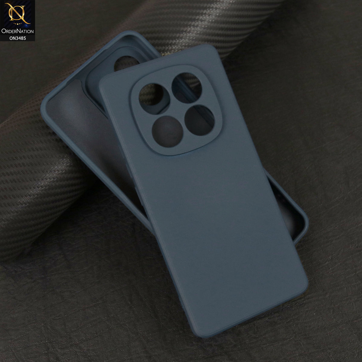 Xiaomi Redmi Note 14 Pro 4G Cover - Blue - ONation Silica Gel Series - HQ Liquid Silicone Elegant Colors Camera Protection Soft Case