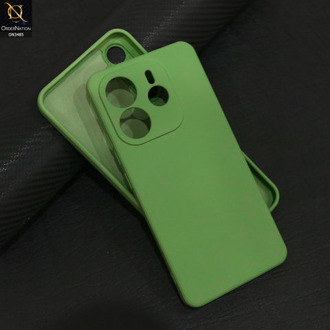 Xiaomi Redmi Note 14 4G Cover - Light Green - ONation Silica Gel Series - HQ Liquid Silicone Elegant Colors Camera Protection Soft Case
