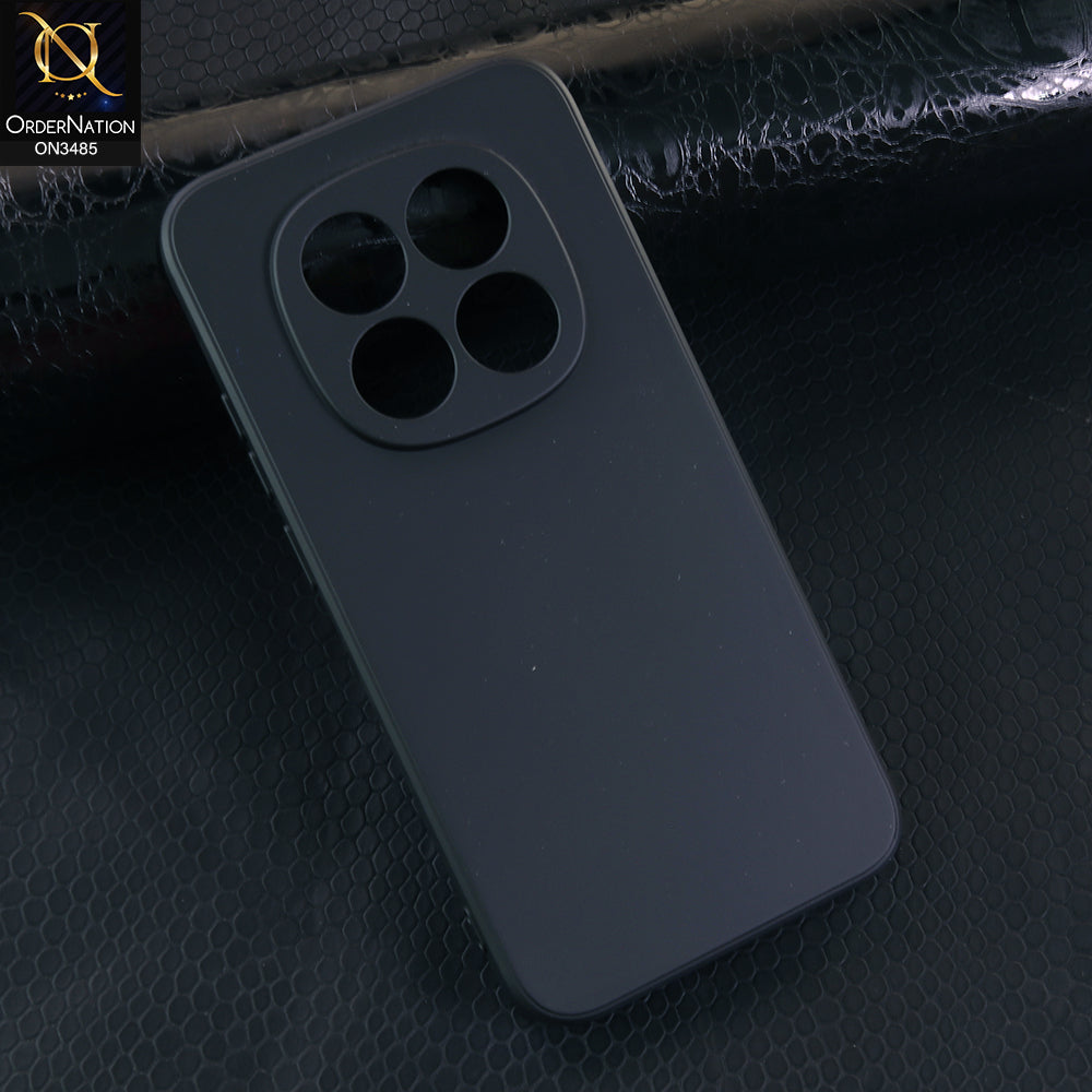 Xiaomi Redmi Note 15 Cover - Black - ONation Silica Gel Series - HQ Liquid Silicone Elegant Colors Camera Protection Soft Case