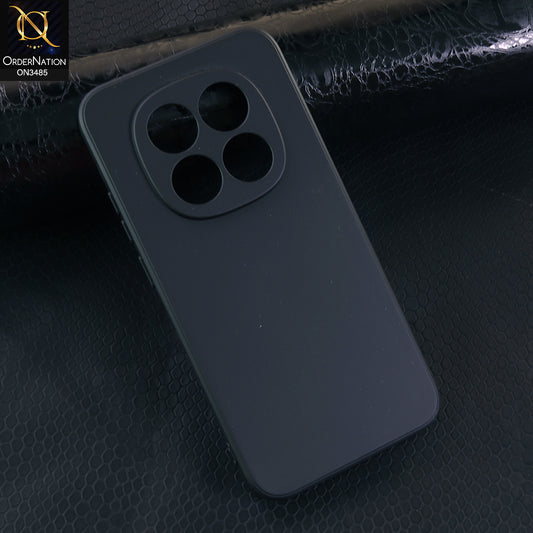 Xiaomi Redmi Note 15 Cover - Black - ONation Silica Gel Series - HQ Liquid Silicone Elegant Colors Camera Protection Soft Case