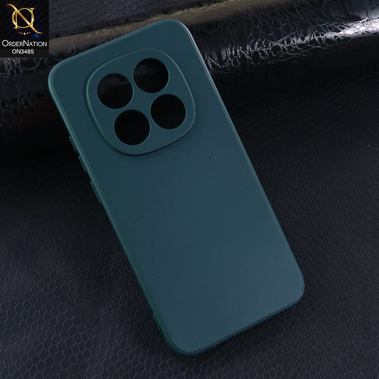 Xiaomi Redmi Note 15 Cover - Green - ONation Silica Gel Series - HQ Liquid Silicone Elegant Colors Camera Protection Soft Case