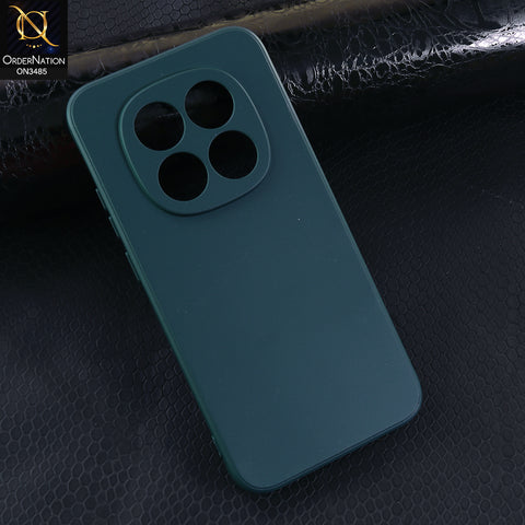 Xiaomi Redmi Note 15 Pro Cover - Green - ONation Silica Gel Series - HQ Liquid Silicone Elegant Colors Camera Protection Soft Case